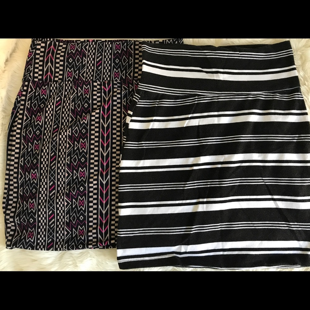 Two body con skirts